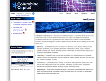 Tablet Screenshot of columbinecap.com